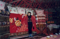 Kazakh yurt home tea4